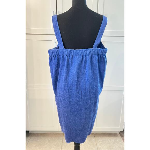 NWT Delicates Spa Terry Towel Wrap JCPenney Vintage 40x29 Bath Cotton Purple - Picture 3 of 10